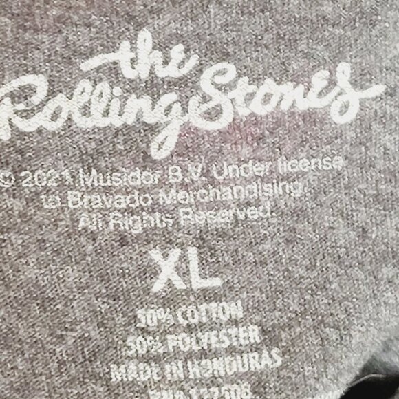 The Rolling Stones Men's T Shirt Gray Size XL - Picture 8 of 8